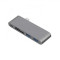 Adaptor Multiport Hub 5 in 1 USB Type-C la USB, USB-C, Card Reader SD/MicroSD, TechDelivery UBC29, Space Gray