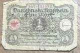 BNKSTR01DE Bancnotă Germania - 1 Mark 1920, Darlehnskassenschein, perioada timpurie Weimar / Inflație