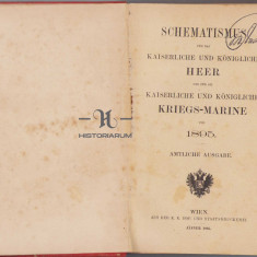 HST 7SP Schematismus fur das kaiserliche und konigliche Heer ... 1895