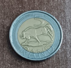 C50 - Moneda foarte veche - 5 rand - Africa de Sud - 2005