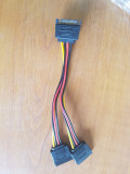 Cablu alimentare sata, adaptor SATA la 2 SATA spliter Y