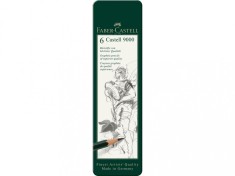 Creion grafit Faber-Castell Castell 9000, set 6 buc, hexagonal