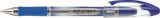 Pix Penac Soft Glider, Rubber Grip, 0.7mm, Varf Metalic - Scriere Albastra