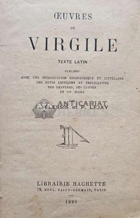 Oeuvres (1920) - 1920 - Virgiliu (AF124)