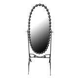 Cumpara ieftin Oglinda Present negru metalic 63.5x50x171 cm