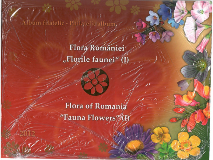 Album filatelic, Ceasul florilor (I) 2012, Romania, nest.