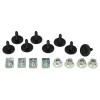 Set fixare scut motor Renault Espace 4, Espace 4 /, Kangoo /, Laguna 2 /, Vel Satis; set 16 buc, fixare scut sub motor, 041000001R, 51127070202,