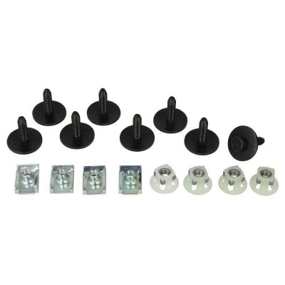 Set fixare scut motor Renault Espace 4, Espace 4 /, Kangoo /, Laguna 2 /, Vel Satis; set 16 buc, fixare scut sub motor, 041000001R, 51127070202, foto