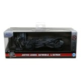 JADA DC JUSTICE LEAGUE SET FIGURINA BATMAN SI MASINUTA METALICA BATMOBILE SCARA 1 LA 32