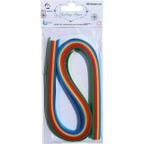 Cumpara ieftin Accesorii creatie hartie Quilling,10x500mm, diverse culori intense,100 coli