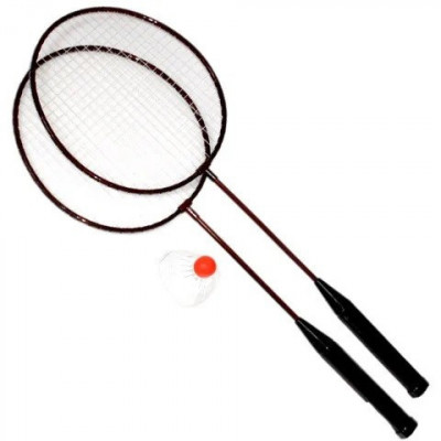 Set 2 Palete Badminton din Metal siFluturas foto