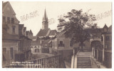 4493 - MEDIAS, Sibiu, Forcas street, Romania - old postcard, real Photo - unused, Necirculata, Fotografie