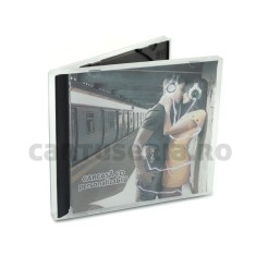 Carcasa plastic Jewel Case pentru CD 10 mm - Transparent