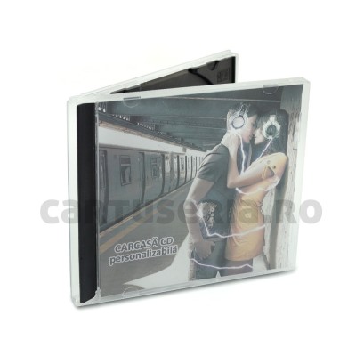 Carcasa plastic Jewel Case pentru CD 10 mm - Transparent foto