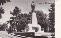 AMS - ILUSTRATA 1276, IASI - STATUIA LUI MIHAI EMINESCU, ANUL 1961 foto