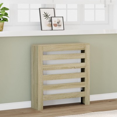 vidaXL Mască pentru calorifer stejar sonoma 78x20x82 cm lemn prelucrat 852683 foto
