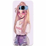 Husa silicon pentru Samsung S8, Girl Look