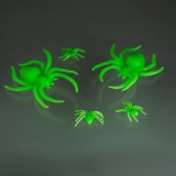 Set Păianjeni Decorativi, Glow in the Dark, Diferite Mărimi, 4 Bucăți, Oem