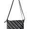 Geanta de umar Looks, 24 x 23 x 3.5 cm, poliester, alb, negru