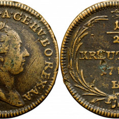 1781 B (Kremnica), ½ kreutzer - Iosif al II-lea - Arhiducatul Austriei