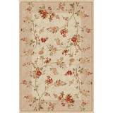 Covor Model Lotos 551-100, Marime 50 x 80 cm, Crem, Inaltime Fir 8 mm, Antialergic, Polipropilena, Living, Dormitor, Sufragerie, Birou