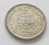 340. Moneda Mozambic 5 escudos 1960 - Argint 0.720