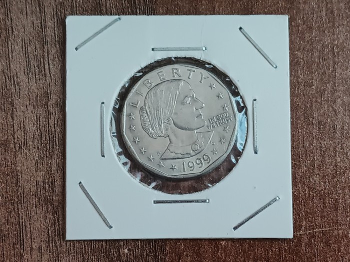 M3 C50 - Moneda foarte veche - 1 dollar - Susan B Anthony P - America USA - 1999