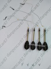 SET 4 MONTURI pescuit la Feeder cu momitor method TIJA ANTITANGLE si spin pentru pelete