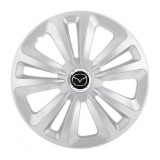Set 4 Capace Roti Terra Gri R14, pentru Mazda