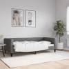 VidaXL Cadru de pat, gri &icirc;nchis, 90x190 cm, material textil 353994