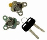 Set yale inchidere Toyota Corolla (E11), 1997-2001, cu chei, cu 2 butuci blocare usa, usa fata partea stanga/dreapta, 69051/2-12490,