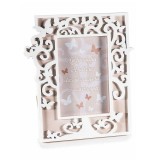 Cumpara ieftin Rama foto masa lemn maro alb Tree of Life cm 17 x 19 H, 8 x 12 H