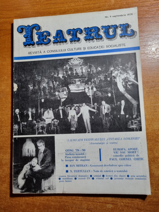 revista teatrul septembrie 1979