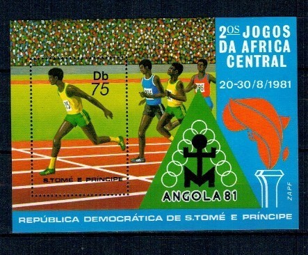 Sao Tome 1981 - Sport, atletism, colita neuzata