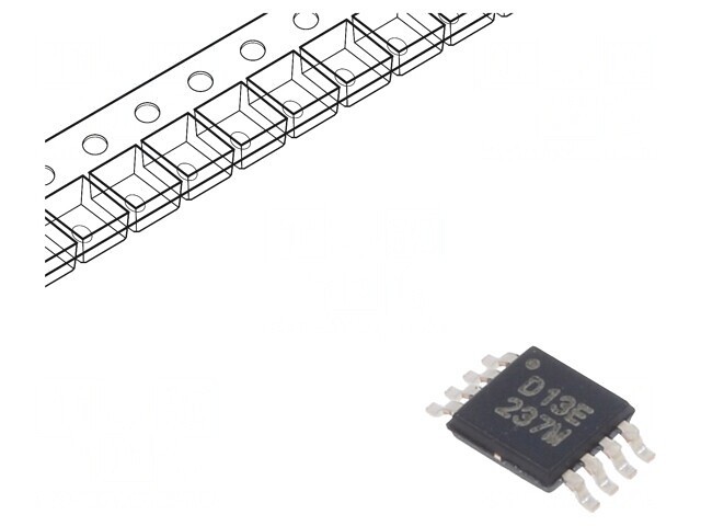 Convertor D/A 12bit 30MHz 2,7-5,5V VSSOP8