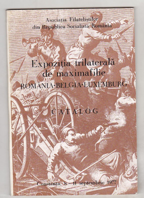 bnk fil Catalog Expozitia de maximafilie Romania-Belgia-Luxemburg Constanta 1977 foto