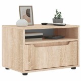 vidaXL Dulap TV &bdquo;VISNES&rdquo; Stejar Sonoma 60x40x38 cm lemn prelucrat