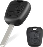 Carcasa Cheie Auto Techstar cu 2 Butoane Compatibila Toyota Aygo, Peugeot 107, Citroen C1