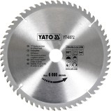 Disc fierastrau wolfram pentru lemn 250 mm x 60T YATO