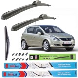 Ștergătoare Opel Corsa D 5 doors (2006-2010) TeamCar&reg; &ndash; Set Complet