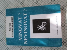 Soren Kierkegaard - Vinovat? Nevinovat?