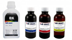 Pachet flacon refill cerneala Ink-Mate 1100ml PG-540 negru 500ml CL-541 cyan 200ml CL-541 magenta 200ml CL-541 galben 200ml compatibil Canon foto