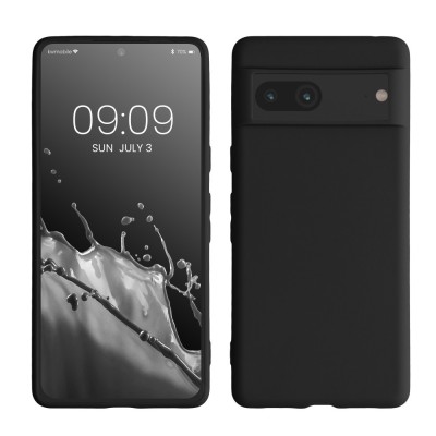 Husa kwmobile pentru Google Pixel 7, Silicon, Negru, 59399.47 foto