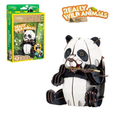 Cubic Fun - National Geographic Animale Salbatice Puzzle 3D Panda 55 piese foto