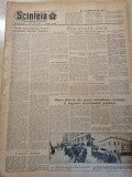 Scanteia 5 februarie 1954-art. viscolul din romania,oradea,medias,braila