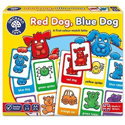 Joc educativ loto in limba engleza Catelusii RED DOG BLUE DOG foto