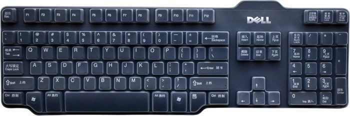 Tastatura Dell USB SK-3205,cu fir, card reader, layout olandeza