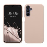 Husa Kwmobile pentru Samsung Galaxy A15 5G, Crem, Silicon, KWM000021MF019C, Carcasa