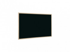 Tabla neagra 40 x 30 cm cu rama din lemn foto