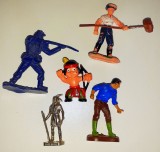 5 Figurine Britains singapore ferma indian soldat 1:32 kinder surprise SET22 T4